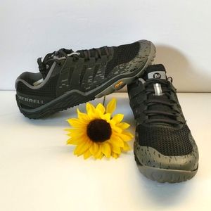 Merrell Trail Glove 5 Black/ Gray Sneakers - US Women's Size 7.5